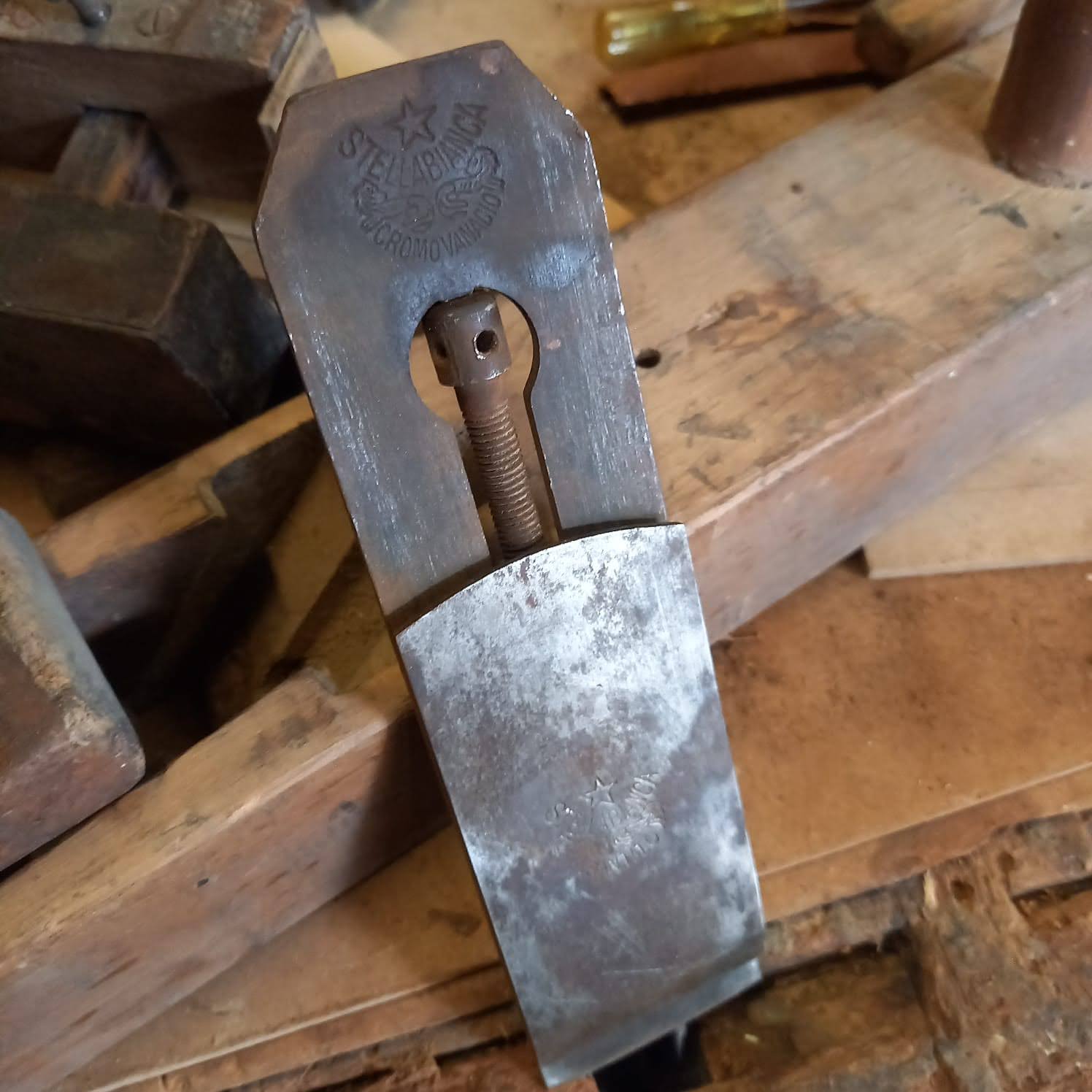 Ferro con controferro e stemma