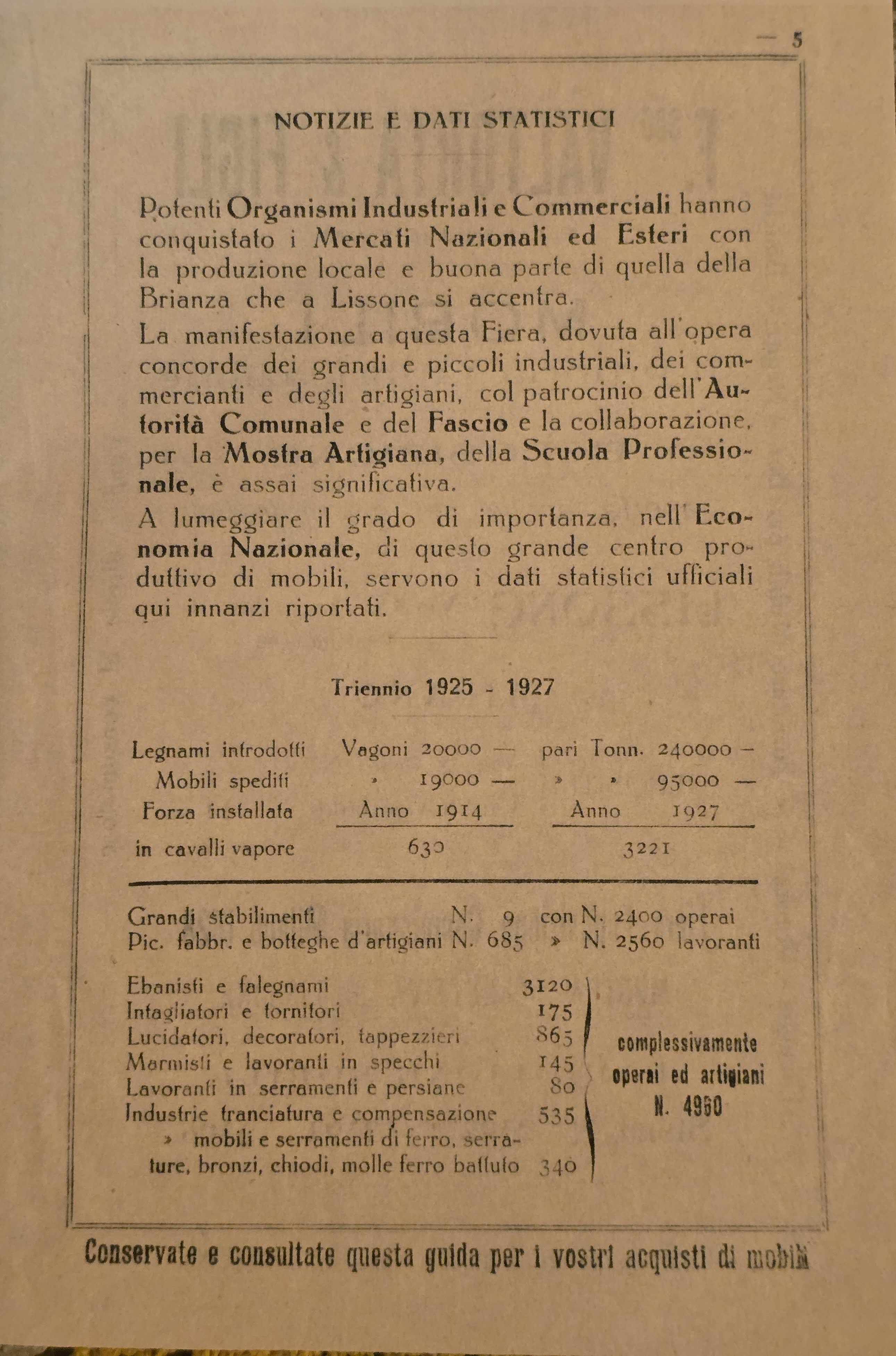 Notizie e dati statistici